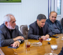 گزارش تصویری | بازدید خانواده مرحوم نجف‌زاده، واقف زمین پروژه بیمارستان ۵۴۰ تختخوابی نجف‌زاده