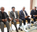 دیدار خانواده خیر سلامت مرحوم حاج علی نجف‌زاده با رئیس دانشگاه علوم پزشکی اردبیل