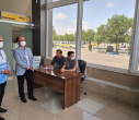 ارائه خدمات مراقبت بهداشتی مرزی به ۳۲۸ زائر و مسافر در فرودگاه اردبیل
