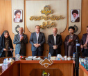 گزارش تصویری |دیدار دکتر بهزاد داورنیا، رئیس دانشگاه، با رئیس، معاونان و کارشناسان صداوسیمای مرکز اردبیل