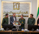 گزارش_تصویری | سردار محمدی‌اصل، فرمانده سپاه حضرت عباس(ع) استان اردبیل، به مناسبت روز پزشک با حضور در د.ع.پ اردبیل