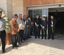 گزارش_تصویری مراسم بدرقه مرحوم آقای یوسف همرنگ از مقابل بیمارستان امام رضا(ع) اردبیل با حضور جمعی از مسئولان دانشگاه برگزار شد.