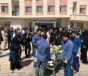 گزارش_تصویری مراسم بدرقه مرحوم آقای یوسف همرنگ از مقابل بیمارستان امام رضا(ع) اردبیل با حضور جمعی از مسئولان دانشگاه برگزار شد.