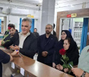 رئیس سازمان نظام پرستاری کشور با پرستاران بیمارستان فاطمی اردبیل دیدار کرد