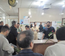 رئیس سازمان نظام پرستاری کشور با پرستاران بیمارستان فاطمی اردبیل دیدار کرد
