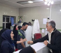 رئیس سازمان نظام پرستاری کشور با پرستاران بیمارستان فاطمی اردبیل دیدار کرد