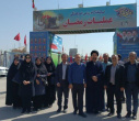 بازدید کارکنان ستاد مرکزی دانشگاه علوم پزشکی اردبیل از نمایشگاه رزمی، فرهنگی «جنگ رمضان»