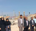 بازدید کارکنان ستاد مرکزی دانشگاه علوم پزشکی اردبیل از نمایشگاه رزمی، فرهنگی «جنگ رمضان»