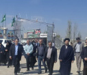 بازدید کارکنان ستاد مرکزی دانشگاه علوم پزشکی اردبیل از نمایشگاه رزمی، فرهنگی «جنگ رمضان»
