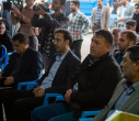 بازدید دکتر بهزاد داورنیا، رئیس دانشگاه علوم پزشکی اردبیل از نمایشگاه عملیات رمضان