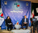 بازدید دکتر بهزاد داورنیا، رئیس دانشگاه علوم پزشکی اردبیل از نمایشگاه عملیات رمضان