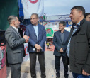 بازدید دکتر بهزاد داورنیا، رئیس دانشگاه علوم پزشکی اردبیل از نمایشگاه عملیات رمضان