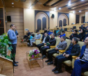 مراسم بدرقه ورزشکاران پسر از فرزندان کارکنان دانشگاه علوم پزشکی اردبیل به مسابقات ورزشی وزارت بهداشت