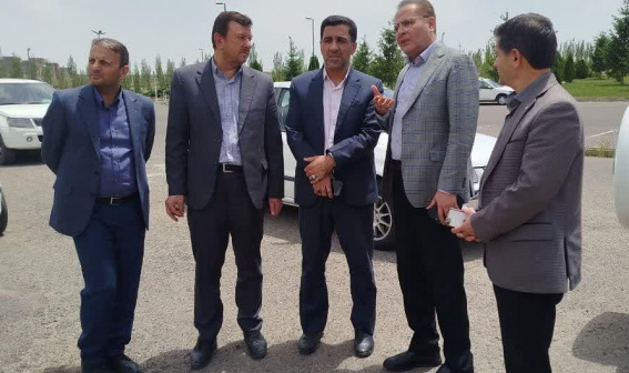 بازدید مدیر کل امور اقتصادی نهاد ریاست جمهوری از پروژه های عمرانی دانشگاه
