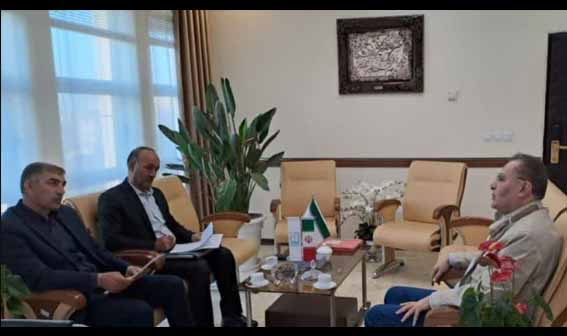 دیدار فرماندار شهرستان گرمی با رئیس دانشگاه علوم پزشکی اردبیل