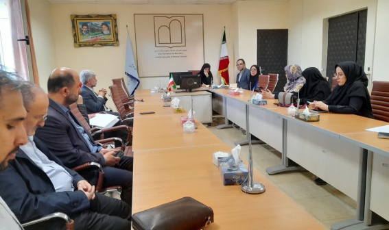 جلسه کارگروه اخلاق پزشکی و رفتار حرفه ای با حضور معاون آموزشی دانشگاه علوم پزشکی اردبیل