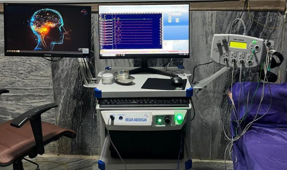 بهره برداری از یک دستگاه الکترومایوگراف پزشکی پیشرفته در  بیمارستان علوی اردبیل