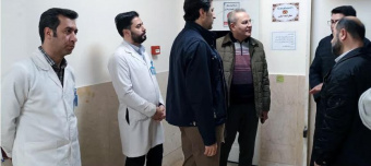 بازدید سرپرست دانشگاه از بخش اورژانس جامع بیمارستان امام خمینی (ره) اردبیل