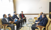 نشست مشترک رئیس دانشگاه علوم پزشکی  و مدیرعامل شرکت مخابرات منطقه اردبیل / تسریع اتصال ۷۰۰ مرکز بهداشتی ،درمانی  به فیبر نوری