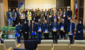 گزارش تصویری مراسم تجلیل از دانشجویان استعدادهای درخشان دانشگاه علوم پزشکی اردبیل