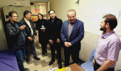 بازدید نوروزی دکتر بهزاد داورنیا، رئیس دانشگاه علوم پزشکی اردبیل از مراکز درمانی
