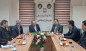 بازدید نوروزی رئیس دانشگاه علوم پزشکی اردبیل و مدیر منابع انسانی وزارت بهداشت از شبکه بهداشت و درمان اصلاندوز ‌
