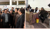 ویزیت رایگان بسیج جامعه پزشکی در مسجد محله آزادگان پارس‌آباد
