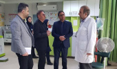 بازدید معاونان قضایی دادگستری و دادستانی اردبیل از بیمارستان بوعلی