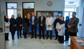 گزارش تصویری: تقدیر دکتر بهزاد داورنیا، رئیس دانشگاه علوم پزشکی به مناسبت روز ماما