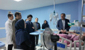 عیادت رئیس دانشگاه علوم پزشکی اردبیل از مجروحان جنگی بستری در بیمارستان