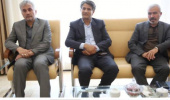 دیدار رئیس بنیاد شهید اردبیل با رئیس دانشگاه علوم پزشکی برای بررسی مشکلات ایثارگران