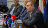 گزارش تصویری |  نشست خبری با حضور رئیس دانشگاه علوم پزشکی اردبیل