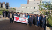 پیاده‌روی کارکنان دانشگاه علوم پزشکی اردبیل به مناسبت هفته ملی سلامت و اهدای عضو