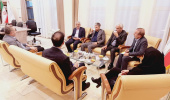 دکتر رامزی، مدیرکل منابع انسانی وزارت بهداشت و دکتر خصالی با دکتر داورنیا رئیس دانشگاه علوم پزشکی اردبیل دیدار و گفت‌وگو کردند