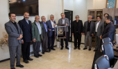 دیدار خانواده خیر سلامت مرحوم حاج علی نجف‌زاده با رئیس دانشگاه علوم پزشکی اردبیل