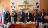 گزارش تصویری |دیدار دکتر بهزاد داورنیا، رئیس دانشگاه، با رئیس، معاونان و کارشناسان صداوسیمای مرکز اردبیل