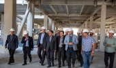 گزارش_تصویری | دکتر مسعود امامی‌یگانه، استاندار اردبیل، به همراه دکتر بهزاد داورنیا از پروژه بیمارستان مرحوم نجف‌زاده