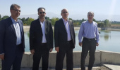 بازدید میدانی معاون بهداشت دانشگاه علوم پزشکی اردبیل از تصفیه‌خانه و باغات بارزیل مشگین‌شهر