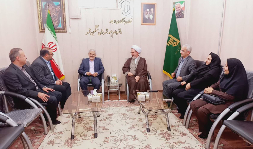 دیدار دکتر رامزی با حجت‌الاسلام والمسلمین باوقار، امام جمعه مشگین‌شهر