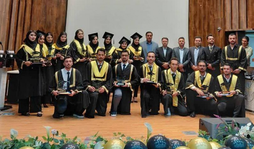 جشن فارغ‌التحصیلی دانشجویان رشته‌های پیراپزشکی ورودی ۱۴۰۱ دانشکده پزشکی و پیراپزشکی دانشگاه علوم پزشکی اردبیل ‌
