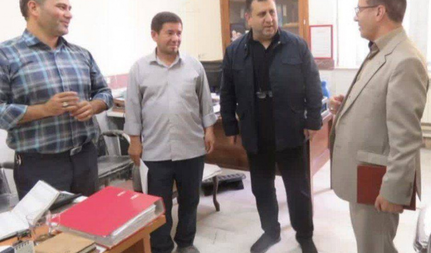 بازدید نظارتی مدیر بازرسی و عملکرد دانشگاه از مرکز بهداشت شهرستان اردبیل