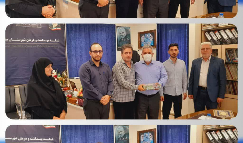 تجلیل از برگزیدگان کشوری و دانشگاهی سی‌امین جشنواره قرآن و عترت وزارت بهداشت در بیله‌سوار