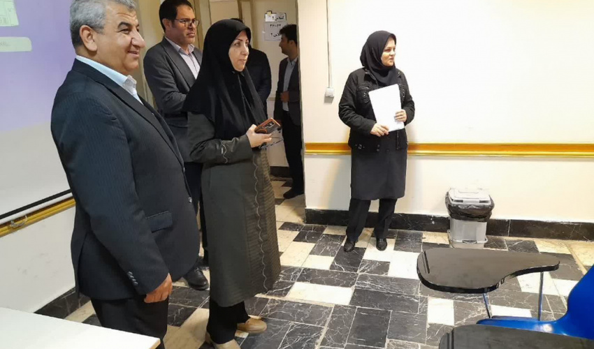 بازدید معاون آموزشی دانشگاه علوم پزشکی اردبیل از دانشکده پرستاری و مامایی