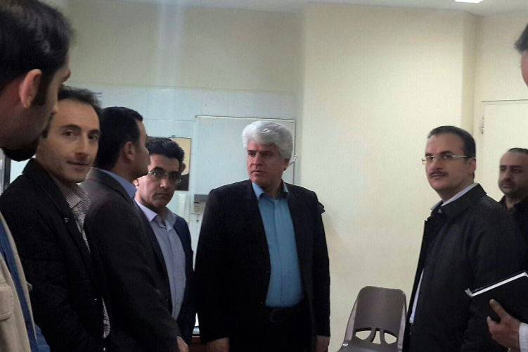 بازدید ریاست دانشگاه و معاون سیاسی امنیتی استاندار از اورژانس بیمارستان های اردبیل