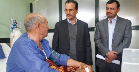 بازدید ریاست محترم دانشگاه و شورای معاونین از بیمارستان جدید شهدای پارس آباد