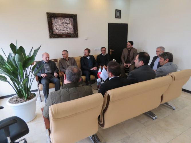 دیدار مدیر کل صدا و سیمای مرکز اردبیل با دکتر داورنیا، سرپرست دانشگاه