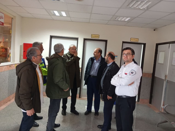 بازدید سرپرست دانشگاه از مراکز بهداشتی و درمانی شهرستان نیر