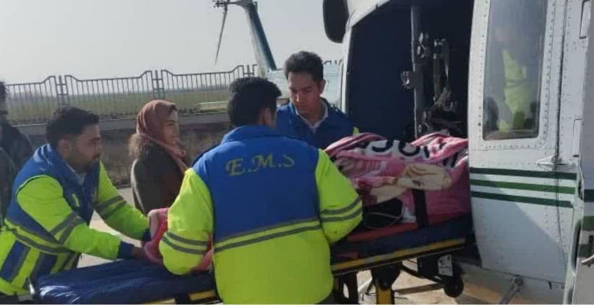 گزارش ماموریت پایگاه اورژانس هوایی اردبیل در روز پنجشنبه ۱۱ بهمن ماه ۱۴۰۳