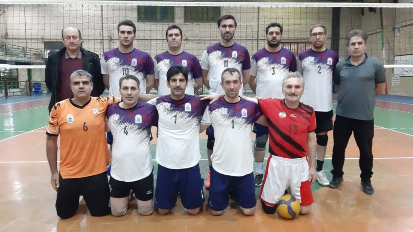 صعود تیم منتخب والیبال دانشگاه به فینال مسابقات والیبال کارکنان دولت