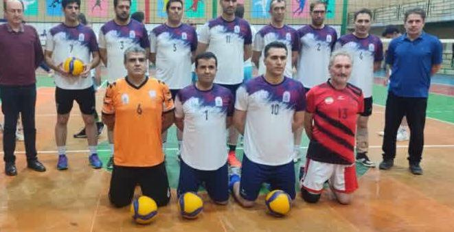 نائب قهرمانی تیم والیبال دانشگاه در مسابقات والیبال کارکنان دولت